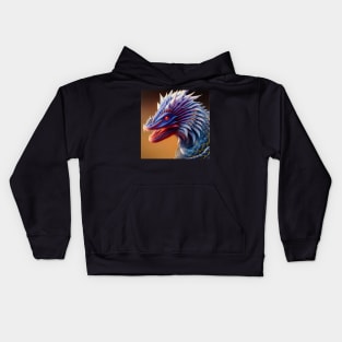 Crystal Dragons Series #18: Lucent Azurite Kids Hoodie